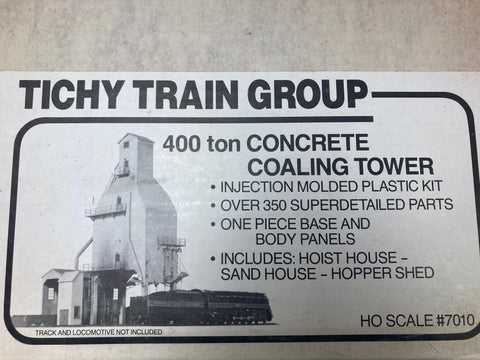 Tichy Train Group 400 Ton Concrete Coaling Tower HO Building Kit #7010