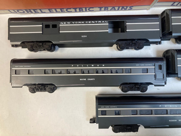 Lionel O Gauge New York Central Passenger Car Set (5) - NYC & Pullman - Boxed