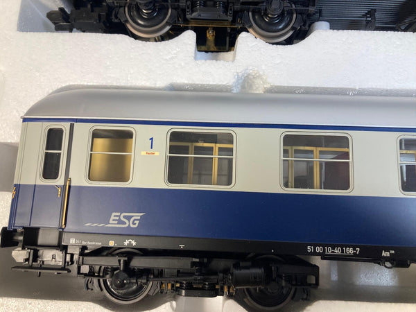 Marklin 58036 Gauge 1 ESG Passenger Car 3-Unit Set - MINT NOS