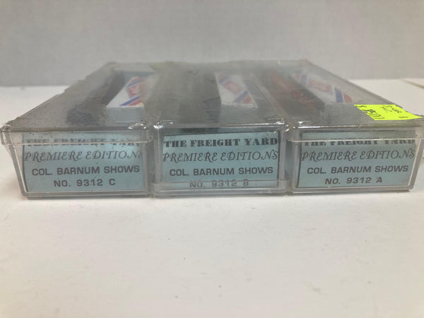 The Freight Yard Premiere Editions Col. Barnum Shows 3 Pack (9312)