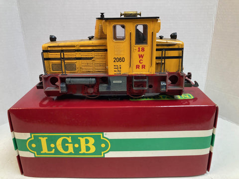 LGB 2060H “W.C.R.R” Diesel Switcher — Custom Weathered, Great Running Condition