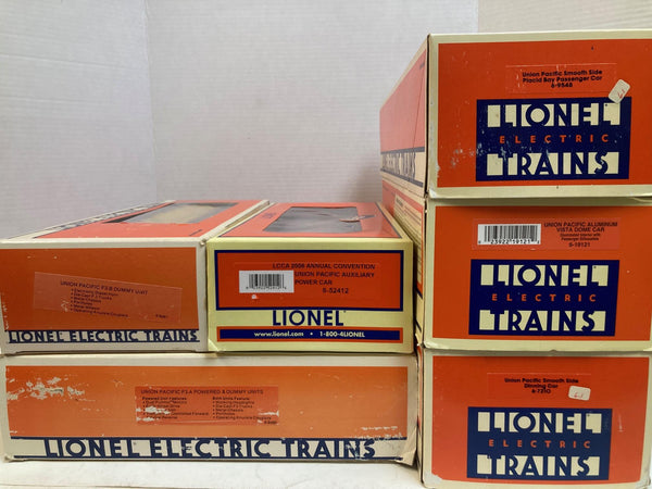 Lionel Union Pacific F3 ABA Set w/ Passenger Cars – O Gauge – NOS