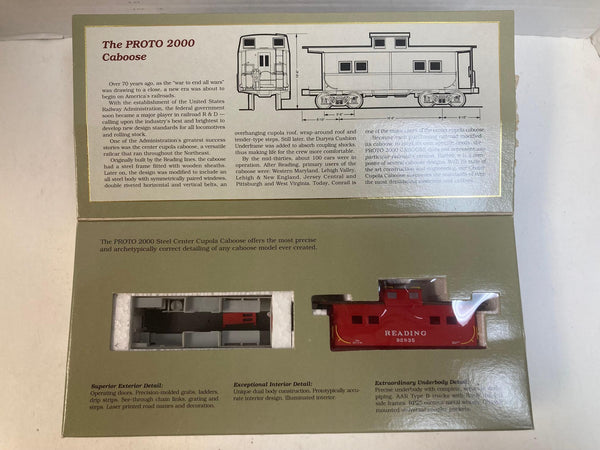 Proto 2000 Series Steel Center Cupola Caboose – HO Scale – New Old Stock
