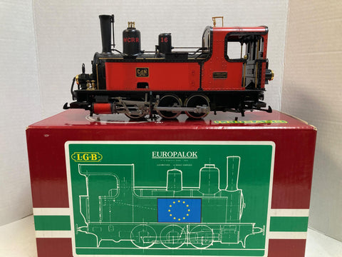 LGB 20790 “W.C.R.R.” Corpet-Louvet Steam Locomotive — Weathered, Great Running Condition