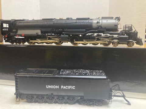 SUNSET MODELS 3RD RAIL O SCALE, BRASS UP BIG BOY 4-8-8-4 #4005 STEAMER!!