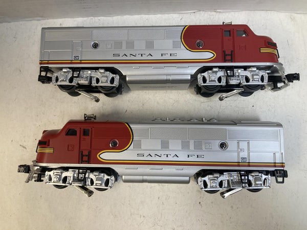 Williams Electric Trains O Scale Santa Fe ALCO FA AA Diesel Locomotives #2343 Set