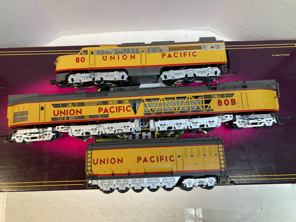 MTH Premier 20-2214-1 Union Pacific #80 Coal Turbine 3-Unit Set - BCR UPGRADED