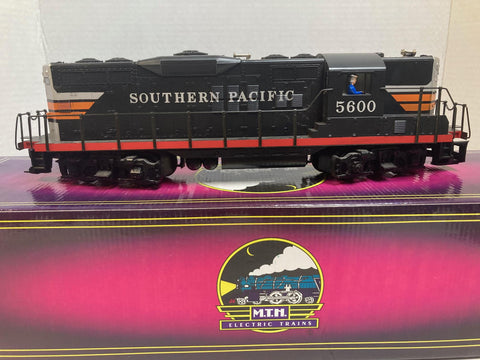 MTH Southern Pacific Black Widow EMD GP9 Diesel #5600 W/ProtoSound & BCR O Scale (20-2040-13)