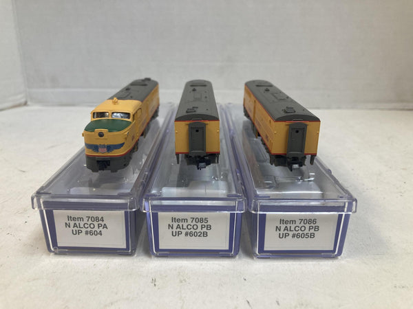 Life-Like N Scale ALCO PA-PB-PB Set — Union Pacific (3-Car Consist)