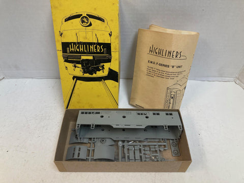 Highliners HO F-Series B Unit #1002 Without Screens – Complete Unassembled Kit – Great Condition