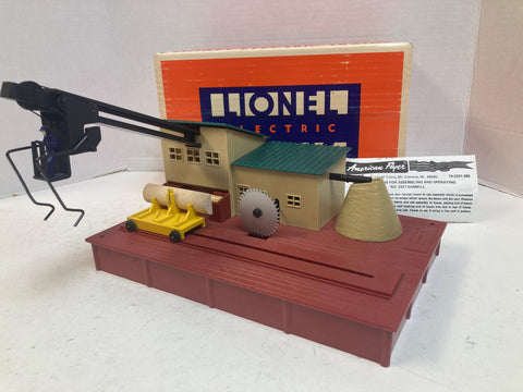 Lionel Operating Sawmill 4-2321 American Flyer Reproduction O Gauge Accessory