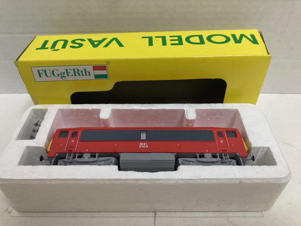 FUGgERth HO Gauge Diesel with 3 Passenger Cars Set Modell Vasut Model Bahn