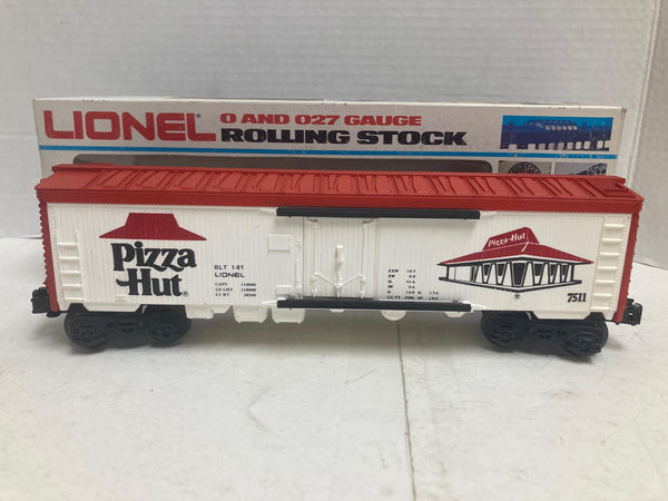 Lionel 6-7511 Pizza Hut Reefer Boxcar O Gauge - Great Condition - Appears Unused