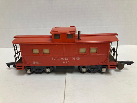 American Flyer Vintage 630 Reading Caboose Illuminated interior