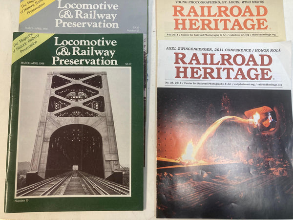 Railroad Preservation Magazine Lot – Locomotive & Railway Preservation + Railroad Heritage (6 Issues)