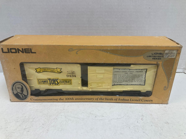 Lionel Joshua Lionel Cowen "The Man" Boxcar 6-9434 w/Box Pre-Owned