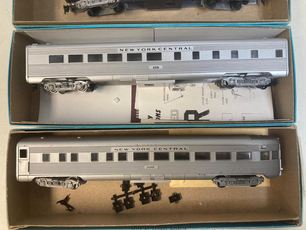 Athearn HO New York Central 4-Car Passenger Lot - Baggage RPO Diner Observation