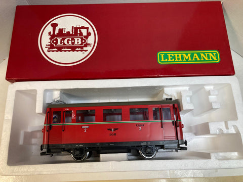 LGB 2064 Triebwagen “Friesland” Railbus G-Scale Pre-Owned Great Condition Weathered w/ Box