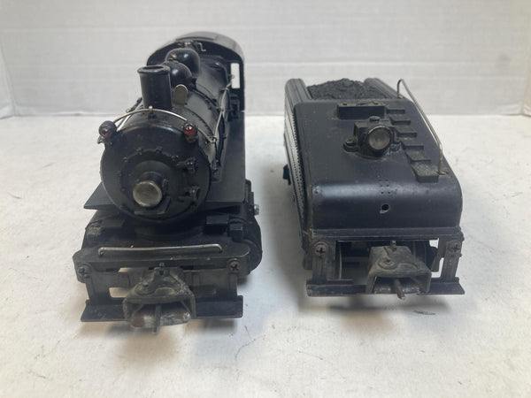 Vintage Lionel Lines #201 0-6-0 Bell Ringer Steam Locomotive & Tender - WORKS