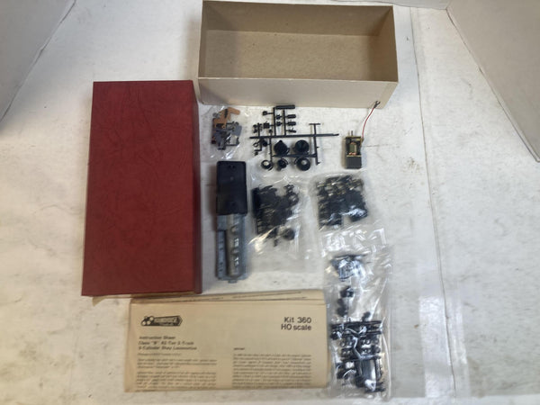 Vintage Roundhouse 360 HO Scale 2-Truck 42-Ton Shay Locomotive Kit Boxed