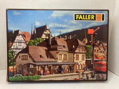 Faller HO Combi Kit (1518)  Train Station Very Detailed