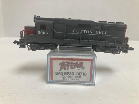 Atlas Cotton Belt EMD GP30 N Scale #5006 (4710)