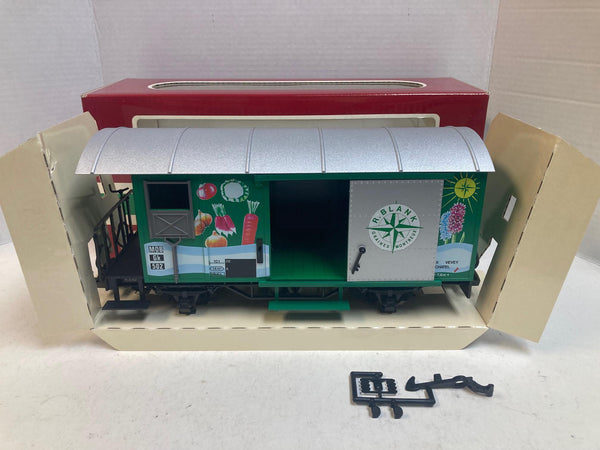 LGB 4128 R Blank Grains Boxcar – G Scale, Pre-Owned Very Good Condition