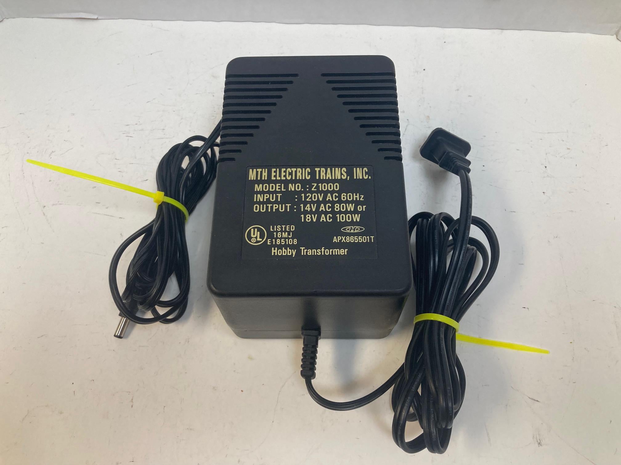 MTH Z-1000 100W Transformer Power Brick Only – No Z Controller – Tested O Gauge