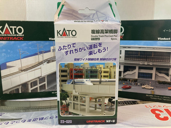 Kato N Scale Unitrack Bundle: 20-872, 23-230, 23-232, 23-020