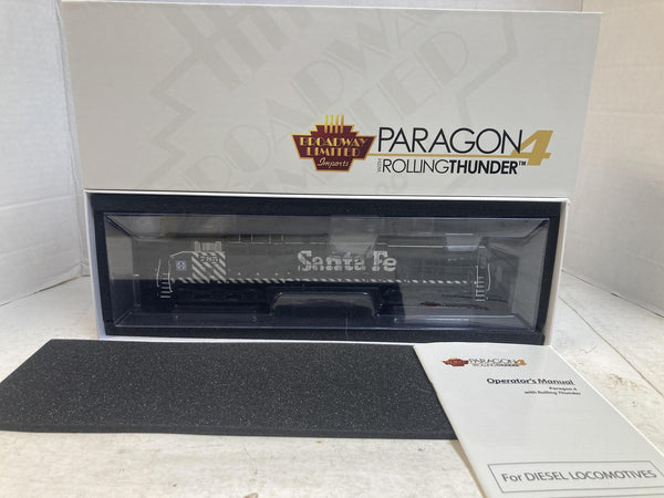 Broadway Limited Imports HO Scale GE ES44AC – Santa Fe (ATSF) #785 - Zebra Stripe