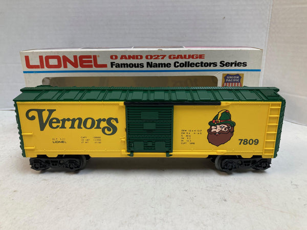 Lionel 6-7809 Vernors Boxcar LNIB O Gauge Collectible Advertising Car