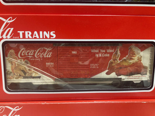 K-Line Coca-Cola Historic Christmas Cars 1990-1995, 6 Car Set - O Gauge Limited Edition (K-6447 -- K-644706)