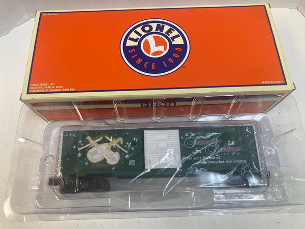 Lionel #6-36287 Hammacher Schlemmer Christmas Musical Boxcar – Brand New, Sealed