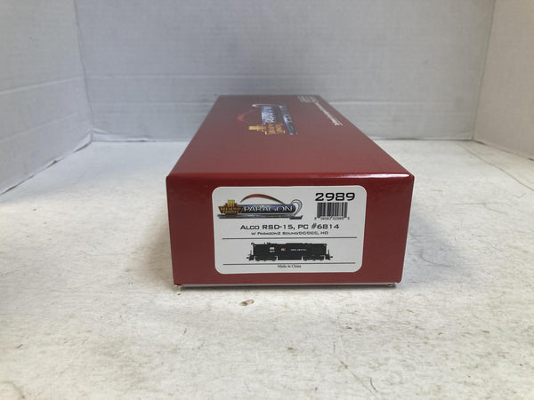 BLI Paragon2 HO Penn Central Alco RSD-15 #6814 #2989 Sound DC DCC w/box