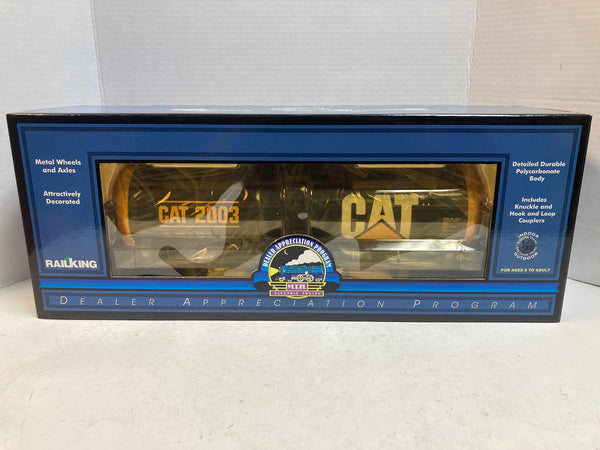MTH G Gauge 2003 D.A.P. Caterpillar Unibody Tank Car 20-80005D – NOS in Box