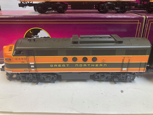MTH Premier Great Northern ABBA F-Unit Diesel Set | 20-20628-1 + 20-20627-1 + (2) 20-20627-3 | O Gauge w/ PS3
