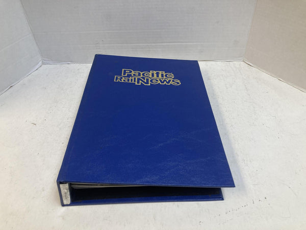 Pacific Rail News Magazine Complete 1986 Year Set in Custom Binder (12 Issues)