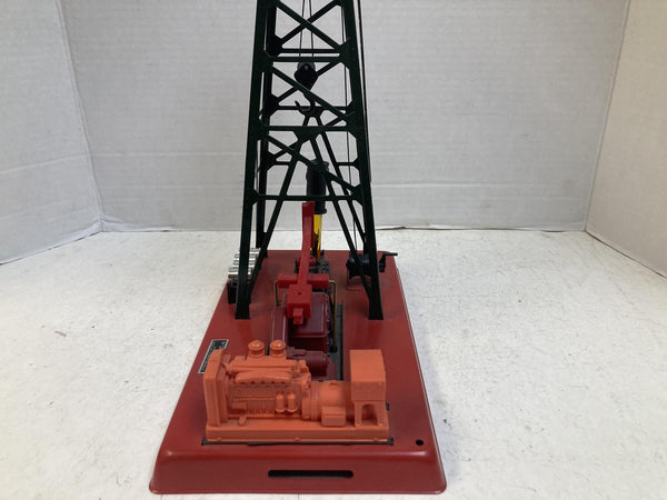 Lionel No. 2305 Getty Operating Oil Derrick & Pumper w/ Barrels & Control Switch