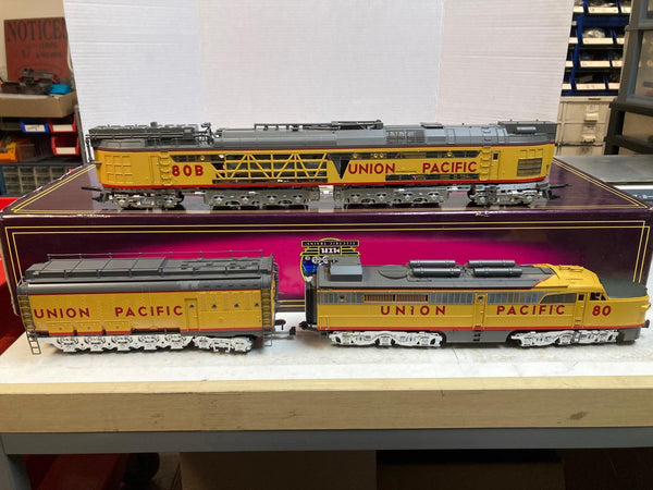 MTH Premier 20-2214-1 Union Pacific #80 Coal Turbine 3-Unit Set - BCR UPGRADED