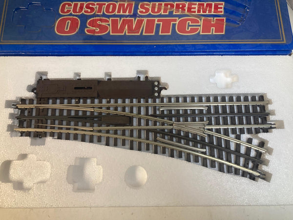 Atlas O 6073 O-72 Right Hand Remote Switch Custom Supreme Nickel Silver 3-Rail