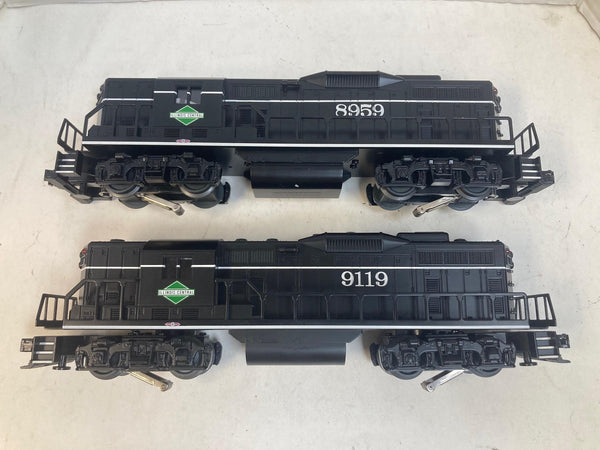 Williams O Scale Illinois Central GP9 Diesel Set Powered 8959 & Dummy 9119