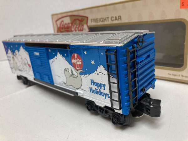 K-Line Coca-Cola Polar Bears & Seals Christmas Holiday O Scale Boxcar (K641-5107)