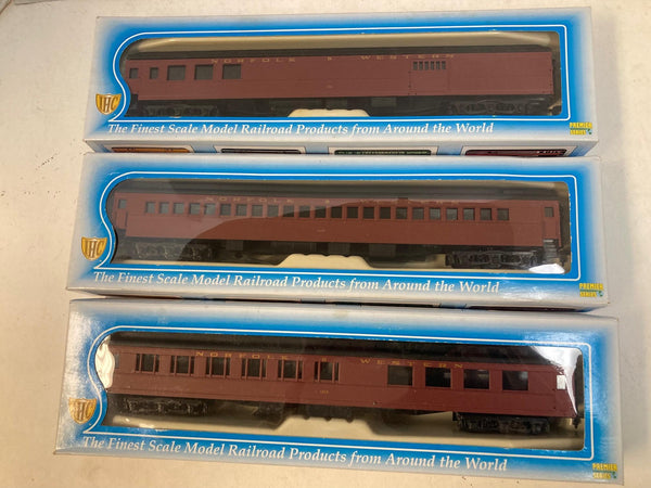 IHC HO Norfolk & Western 3-Car Heavyweight Set #49511-49513 - NOS - N&W