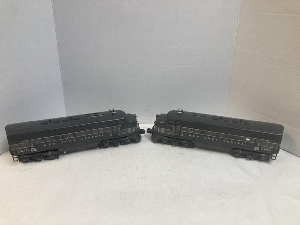 Lionel Postwar 2344 New York Central F3 AA Diesel Set Powered & Dummy Screen Vents
