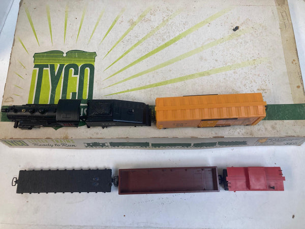Vintage Tyco Little Trains HO Set No. T-3 - Shifter Steam Loco - Runs Great!