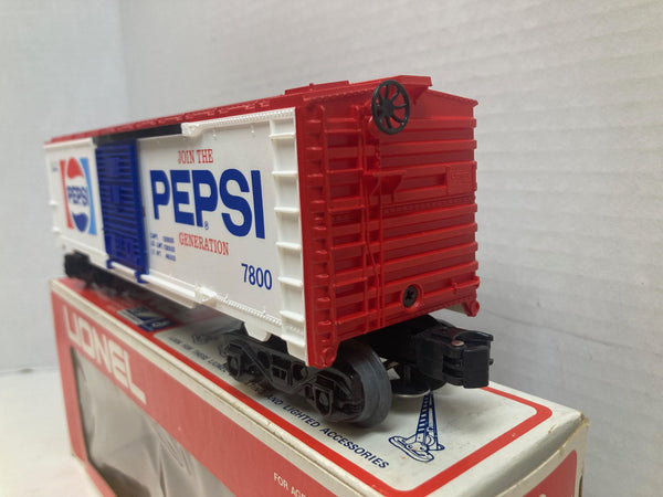 Lionel Pepsi Box Car 6-7800 – Pre Owned Excellent Condition
