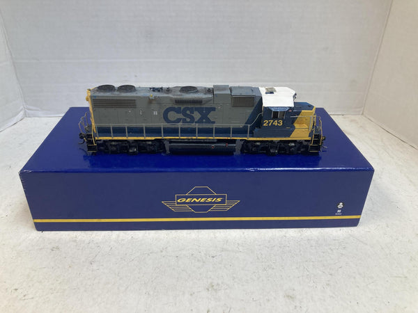 Athearn Genesis HO CSX GP38-2 Diesel Locomotive #2743 DCC Equipped AHTG40732 W/Box