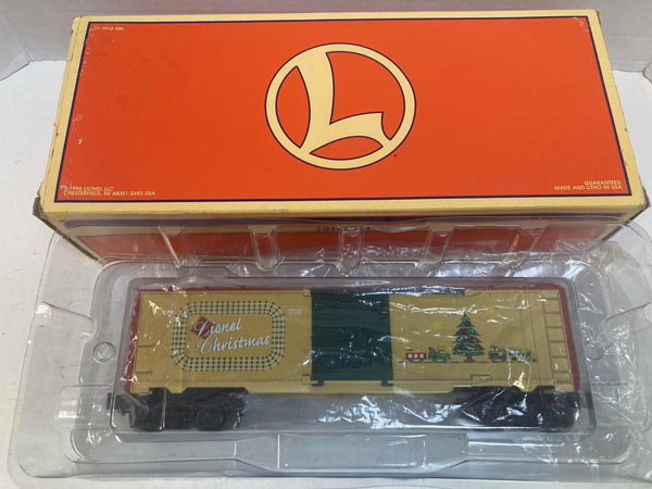 Lionel 6-26706 Lighted Christmas Boxcar – O-Gauge, Lights Work, NIB