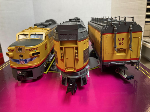 MTH Premier 20-2214-1 Union Pacific #80 Coal Turbine 3-Unit Set - BCR UPGRADED