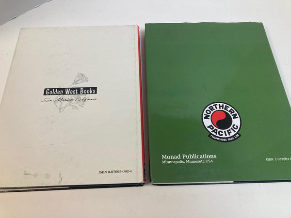 Lot of 2 Northern Pacific Railroad Books – Engines of Growth & Supersteam Era – Frey & Schrenk